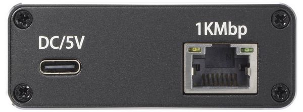 Produktbild: SpeaKa Professional SP-GNS-190 Splitter 1+1 Port RJ45, USB-C&reg; 1 GBit/s USB-Stromversorgung