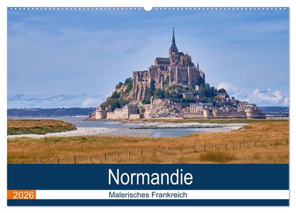 Produktbild: Traumreisen Normandie (Wandkalender 2026 DIN A2 quer), CALVENDO Monatskalender
