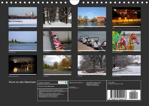 Produktbild: Rund um den Maschsee (Wandkalender 2022 DIN A4 quer)