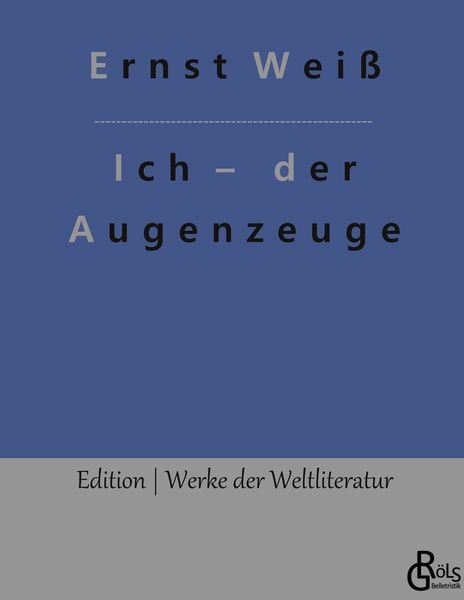 Produktbild: Ich &ndash; der Augenzeuge