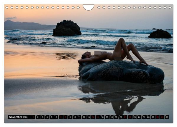Produktbild: Lanzarote - Aktaufnahmen auf der Vulkaninsel (Wandkalender 2026 DIN A4 quer), CALVENDO Monatskalender