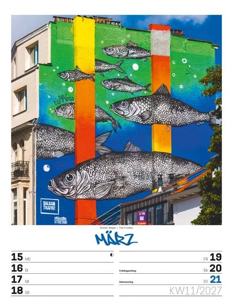 Produktbild: Street Art Wochenplaner Kalender 2027