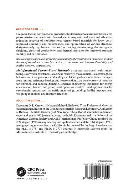 Produktbild: Multifunctional Cement-Based Materials