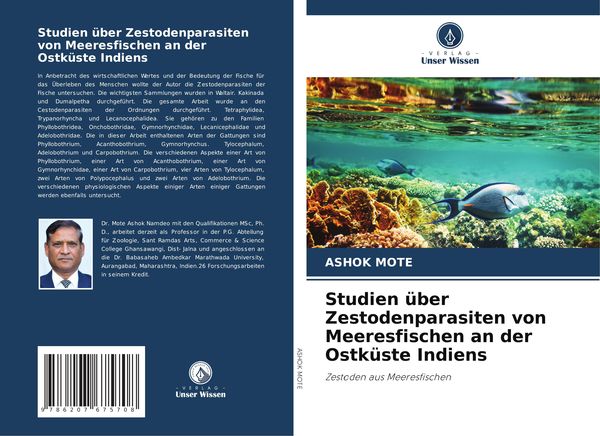 Produktbild: Studien &uuml;ber Zestodenparasiten von Meeresfischen an der Ostk&uuml;ste Indiens