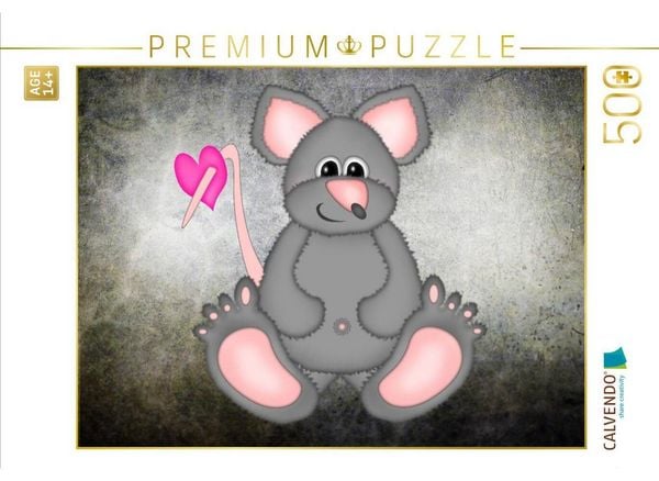 CALVENDO Puzzle Verliebte Maus CB | 500 Teile Lege-Größe 48 × 36 cm Foto-Puzzle für Erwachsene