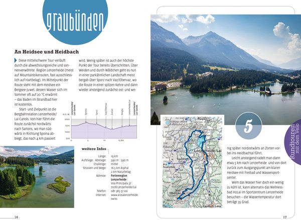 Produktbild: K&uuml;mmerly+Frey Erlebnis Schweiz Rundtouren mit dem Velo - F&uuml;hrer