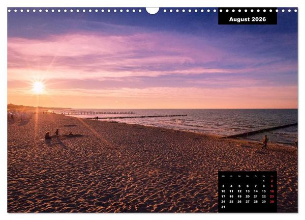 Produktbild: Maritime Seebilder - Von der Ostsee zur Nordsee (Wandkalender 2026 DIN A3 quer), CALVENDO Monatskalender