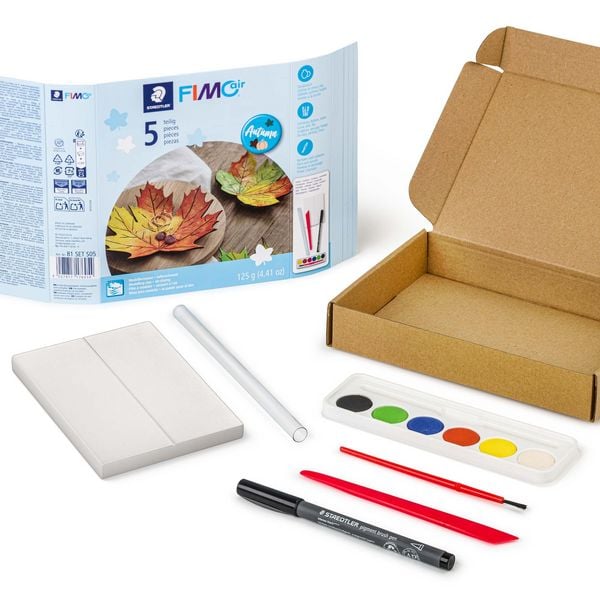 Produktbild: STAEDTLER Modelliermasse Set FIMOair autumn leaf, Herbstblatt, lufttrocknend