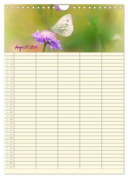 Produktbild: Der Naturgarten Familienplaner (Wandkalender 2026 DIN A4 hoch), CALVENDO Monatskalender