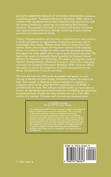 Produktbild: Quality-Oriented Design of Business Processes