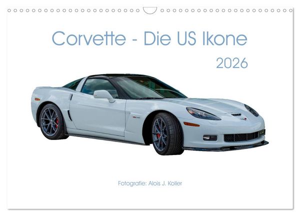 Produktbild: Corvette - Die US Ikone 2026 (Wandkalender 2026 DIN A3 quer), CALVENDO Monatskalender