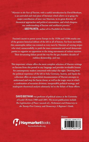 Produktbild: Marxists in the Face of Fascism