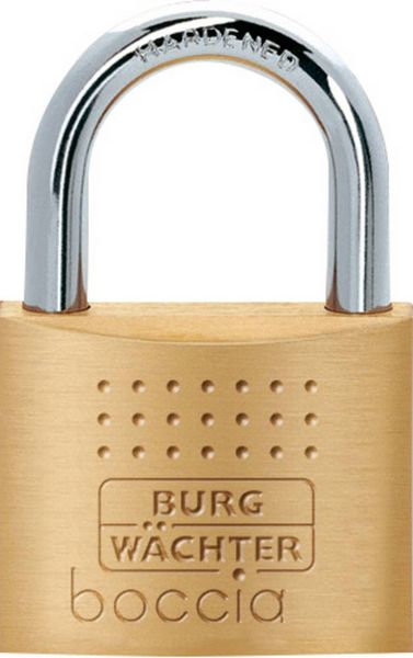 Burg Wächter 33711 Vorhängeschloss 40.00 mm verschieden schließend Messing Schlüsselschloss