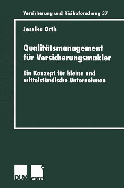 Produktbild: Qualit&auml;tsmanagement f&uuml;r Versicherungsmakler