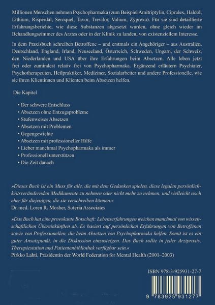 Produktbild: Psychopharmaka absetzen
