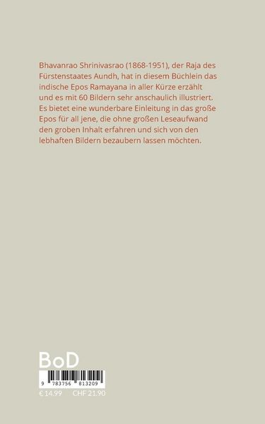 Produktbild: Das Ramayana in Bildern