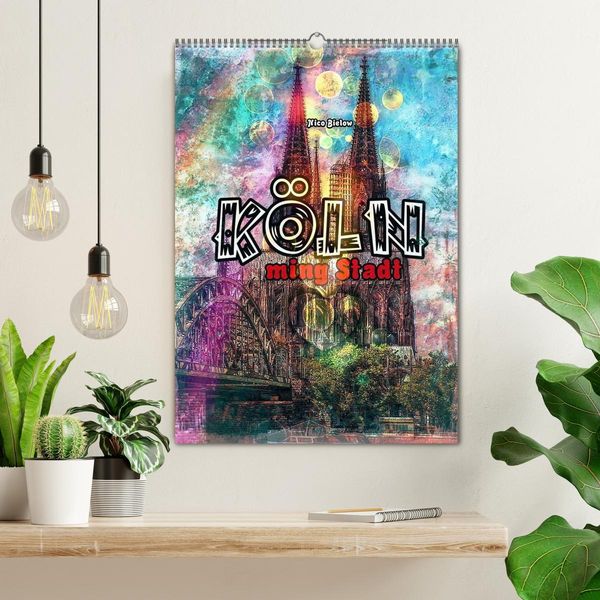 Produktbild: K&ouml;ln ming Stadt (Wandkalender 2026 DIN A2 hoch), CALVENDO Monatskalender