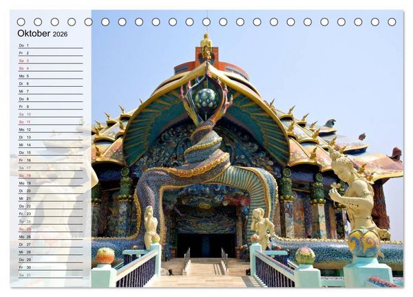 Produktbild: Mein Thailand - Geburtstagskalender (Tischkalender 2026 DIN A5 quer), CALVENDO Monatskalender