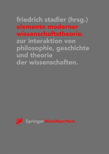 Produktbild: Elemente moderner Wissenschaftstheorie