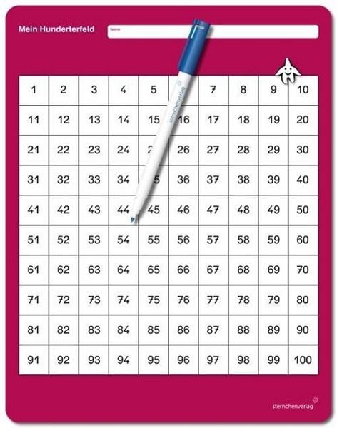 Produktbild: Mein Hunderterfeld mit Stift
