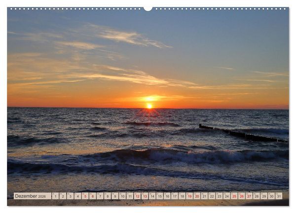 Produktbild: Fischland zwischen Ostsee und Bodden (hochwertiger Premium Wandkalender 2026 DIN A2 quer), Kunstdruck in Hochglanz