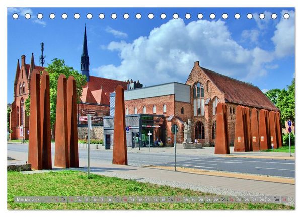 Produktbild: Neubrandenburg - Stadt der 4 T&uuml;rme (Tischkalender 2027 DIN A5 quer), CALVENDO Monatskalender