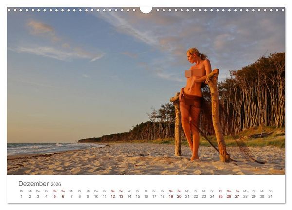 Produktbild: Akt und Meer (Wandkalender 2026 DIN A3 quer), CALVENDO Monatskalender