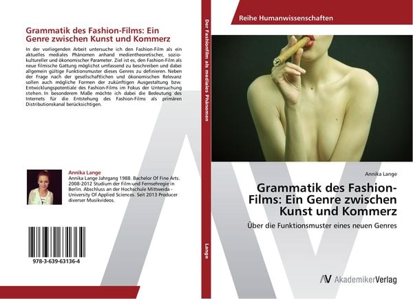 Produktbild: Grammatik des Fashion-Films: Ein Genre zwischen Kunst und Kommerz