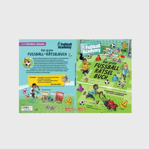 Produktbild: Fu&szlig;ball Academy: Das gro&szlig;e Fu&szlig;ball-R&auml;tselbuch