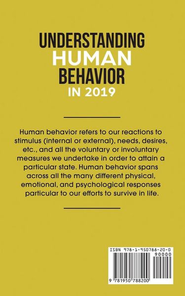 Produktbild: Understanding Human Behavior in 2019