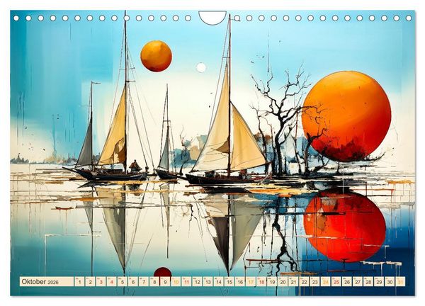 Produktbild: Segeln, der Traum beginnt (Wandkalender 2026 DIN A4 quer), CALVENDO Monatskalender