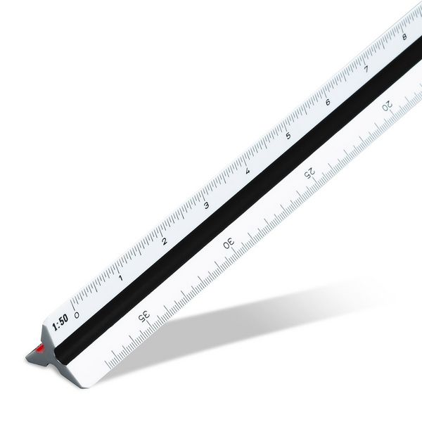 Produktbild: ARISTO College Dreikantma&szlig;stab (A) 1:20:25:50:75:100:125,im Ecoblister