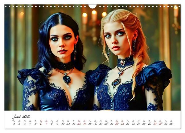 Produktbild: Dunkle M&auml;rchenwelten (Wandkalender 2026 DIN A3 quer), CALVENDO Monatskalender
