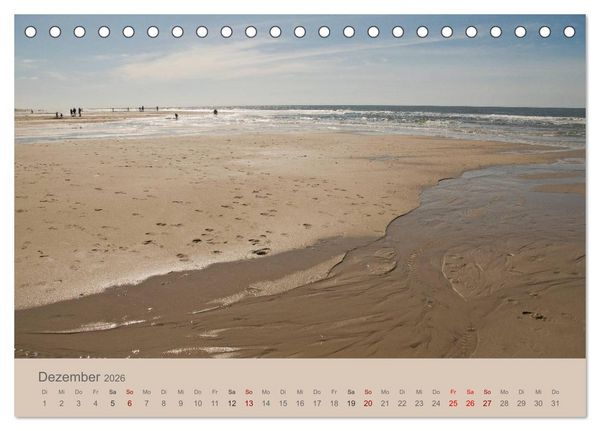 Produktbild: Sylt-Momente (Tischkalender 2026 DIN A5 quer), CALVENDO Monatskalender
