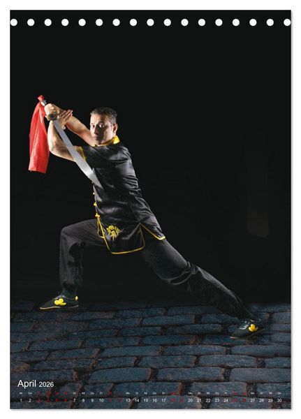 Produktbild: Kung Fu, Martial Art (Tischkalender 2026 DIN A5 hoch), CALVENDO Monatskalender