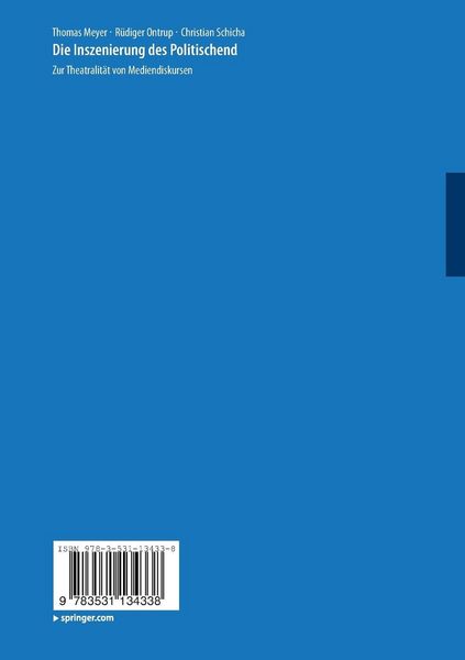 Produktbild: Die Inszenierung des Politischen
