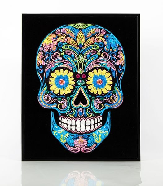 DIAMOND DOTZ - Diamond Painting Neon Totenkopf