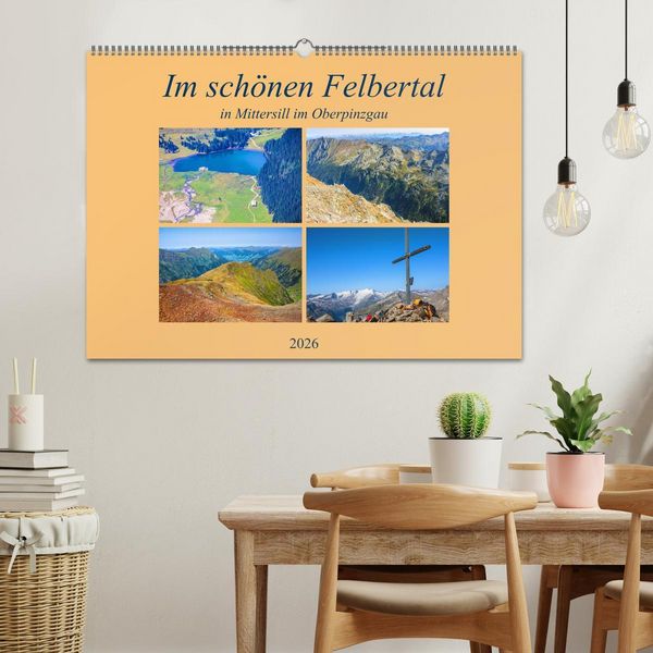 Produktbild: Im sch&ouml;nen Felbertal (Wandkalender 2026 DIN A2 quer), CALVENDO Monatskalender