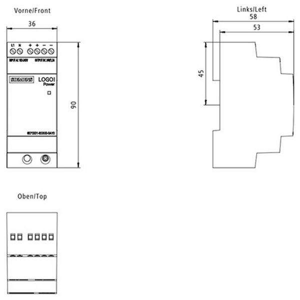 Produktbild: Siemens 6EP3331-6SB00-0AY0 6EP33316SB000AY0 SPS-Netzteil 24V