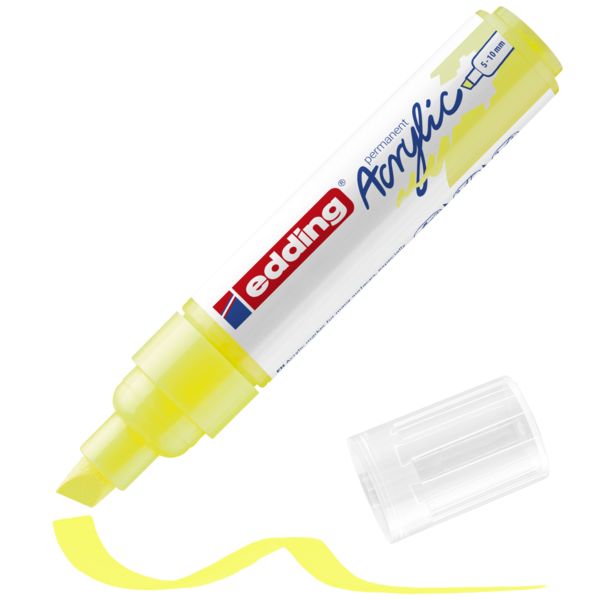 Produktbild: edding Acrylmarker 5000 neongelb 5-10mm