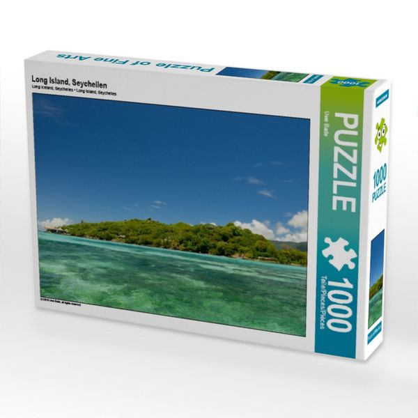 Produktbild: CALVENDO Puzzle Long Island, Seychellen | 1000 Teile Lege-Gr&ouml;&szlig;e 64x48cm Foto-Puzzle f&uuml;r gl&uuml;ckliche Stunden