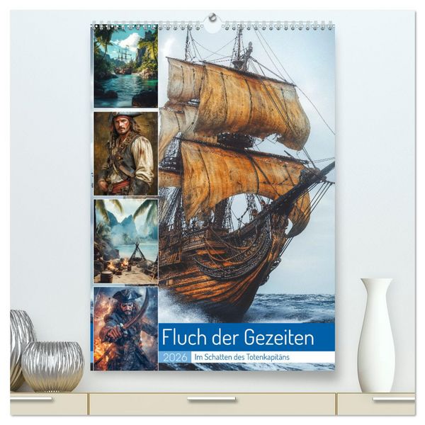 Produktbild: Fluch der Gezeiten (hochwertiger Premium Wandkalender 2026 DIN A2 hoch), Kunstdruck in Hochglanz