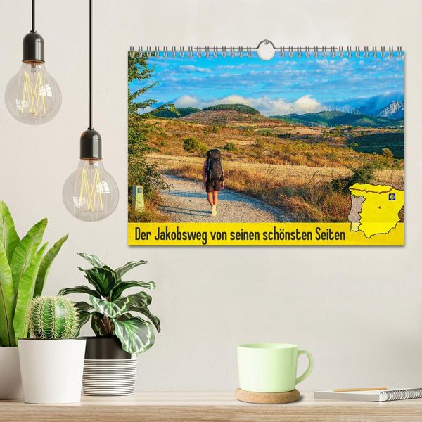 Produktbild: Der Jakobsweg von seinen sch&ouml;nsten Seiten! (Wandkalender 2026 DIN A4 quer), CALVENDO Monatskalender