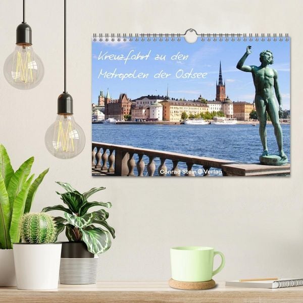 Produktbild: Kreuzfahrt zu den Metropolen der Ostsee - Conrad Stein Verlag (Wandkalender 2027 DIN A4 quer), CALVENDO Monatskalender