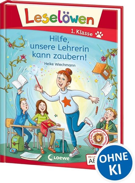Produktbild: Lesel&ouml;wen 1. Klasse - Hilfe, unsere Lehrerin kann zaubern!