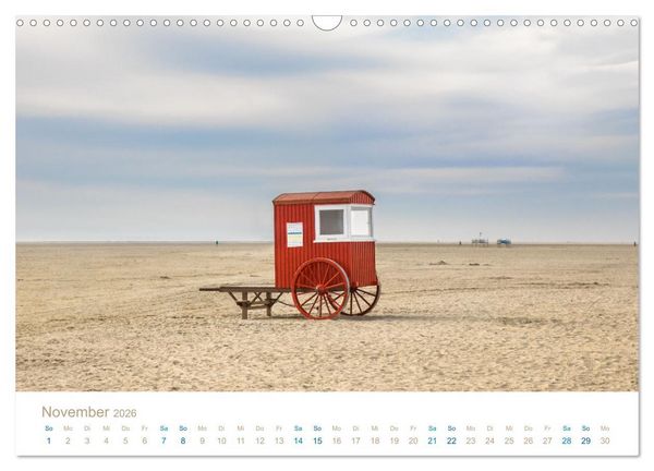 Produktbild: Meine Insel Borkum (Wandkalender 2026 DIN A3 quer), CALVENDO Monatskalender