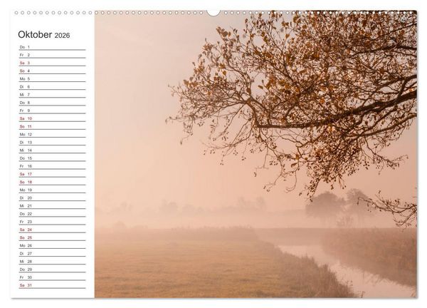 Produktbild: Worpswede - Natursch&ouml;nheiten im Teufelsmoor (Wandkalender 2026 DIN A2 quer), CALVENDO Monatskalender