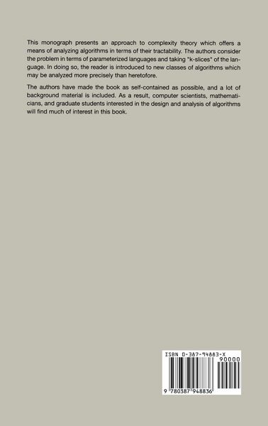 Produktbild: Parameterized Complexity