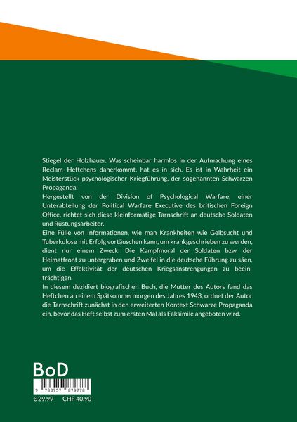 Produktbild: Psychologische Kriegsf&uuml;hrung im 2. Weltkrieg
