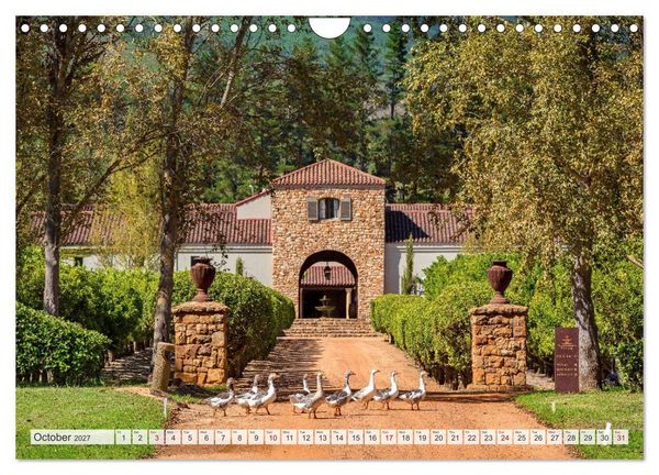Produktbild: South African Wineries, wine architecture between tradition and modernity (Wall Calendar 2027 DIN A4 landscape), CALVENDO 12 Month Wall Calendar